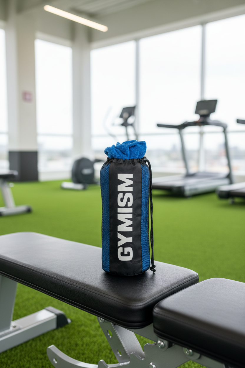 Gymism Pouch – Blue Towel